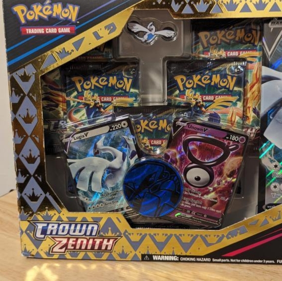 Pokemon Trading Card Game: Crown Zenith Unown V & Lugia V Special Collection New - Picture 4 of 6